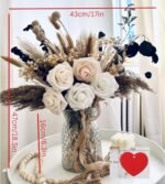 100pcs Artificial Flowers Arrangement With Vase Included, Dining Table Centerpie... - Image 7