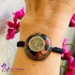 Orgone Bracelets Eye of Horus Amulet Protection Orgonite Black Tourmaline Pyrite... - Image 3