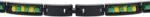 In Season Jewelry Black Stainless Steel Babalawo Link Wristband Ilde de Orula Br... - Image 3