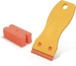 EHDIS 1.5" Plastic Razor Scraper Tool with 10pcs Double Edged Blades for Adhesiv... - Image 3