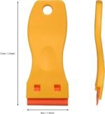 EHDIS 1.5" Plastic Razor Scraper Tool with 10pcs Double Edged Blades for Adhesiv... - Image 5
