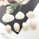 60 Pcs Natural Conch Shells with Holes for Home Hat Shoes Decoration Jewelry Mak... - Image 3