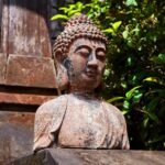 Buddha Statue for Home, Meditating Buddha Bust Statues, Rustic Spiritual Buddha ... - Image 3