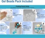 WELMATCH Yellow Pearl Vase Fillers - 120 pcs 0.75 LB Faux Pearl Beads 14mm 20mm ... - Image 5