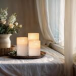 ANGELLOONG Glass Electric Candles Battery Operated, Flickering Flameless Candles... - Image 5