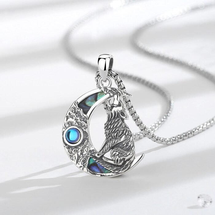 Vito 925 Sterling Silver Viking Necklace for Women Men, Viking Dragon/Wolf/Horse... - Image 3
