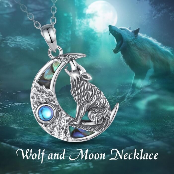 Vito 925 Sterling Silver Viking Necklace for Women Men, Viking Dragon/Wolf/Horse... - Image 9
