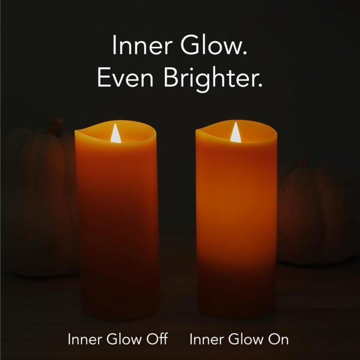 Christmas Decor Flameless LED Candles with Remote Control, 3"x 9"Battery Operate... - Image 7