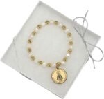 Virgen de la Caridad del Cobre Religious Catholic Bracelet with Stainless Steel ... - Image 5