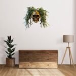 Skull Fence Planter for Outdoor Plants, Spooky Skull Wall Planters for Indoor Ou... - Image 4