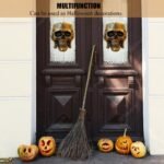 Skull Fence Planter for Outdoor Plants, Spooky Skull Wall Planters for Indoor Ou... - Image 7