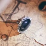 Antique Vintage Scrying Mirror Rings Witchcraft Scrying Tools Fortune Telling Fe... - Image 5