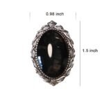 Antique Vintage Scrying Mirror Rings Witchcraft Scrying Tools Fortune Telling Fe... - Image 10