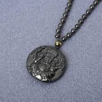 ASGIFT Obsidian Lucky Necklace Power Stone Amulet Protection Pendant with Adjust... - Image 3