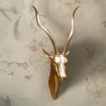 Philodwell Deer Head Wall Decor Sculptures: Handmade Resin Animal Art Pendant Or... - Image 7