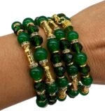 RBN Saint Jude Green Stone Bracelet Pulsera De San Judas Tadeo Prosperidad Prote... - Image 4
