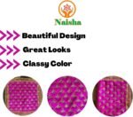 NAISHA Pink Pooja Aasan Mat Set of 2, 18" X 18" Puja/Altar Cloth Mandir, Multipu... - Image 5