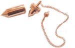 Pointed Pencil Design Copper Metal Cone Shape Openable Dowsing Pendulum for Divi... - Image 4