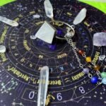 Tookie Divination Mat, Lightweight Round Shape Pendulum Board, 8.66inch Starry S... - Image 4