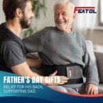 FEATOL Back Brace Support Belt-Lumbar Support Back Brace for Back Pain, Sciatica... - Image 3