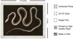 Poster Master Vintage Snake Poster - Retro X-Ray Snake Print - Serpent Art - Rep... - Image 3