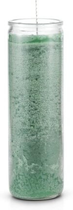 7 Day Plain Green Candle for Money Drawing, Good Luck, Spiritual Healing Spell-C... - Image 3