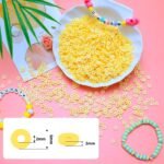 Praisebank Yellow Clay Beads - 2000pcs, Polymer Bracelet & Jewelry Making - Image 3