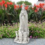 Design Toscano HF160280 Our Lady of Fatima Religious Garden Statue, Large, antiq... - Image 3