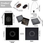 CRASPIRE Wood Rune Set Handmade Wooden Divination Tool with Altar Cloth Dedicate... - Image 3