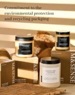 M&SENSE Limocello Scented Candle - 11.6oz Natural Soy Wax Non Toxic 70-Hour Slow... - Image 7