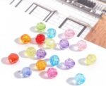 800pcs 6mm Acrylic Round Crystal Faceted Beads for Crafts Spacer Beads for Jewel... - Image 6
