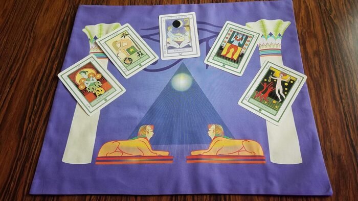 Altar Cloth or Tarot Mat - Eye of Horus - Pagan or Wiccan Altar Cloth or Tarot C... - Image 4