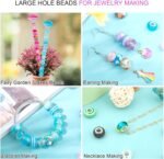 Large Hole European Beads for Pens - 100 Pieces Dark Green Assorted Fairy Wand G... - Image 6