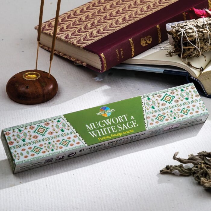 White Sage Incense with Mugwort- Natural Mugwort Magic Herb to Soothe Nerves & I... - Image 5
