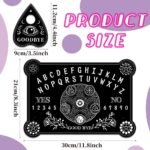 WEBEEDY 2 Pcs Wood Spirit Talking Board with Planchette Star Divination Board, P... - Image 3