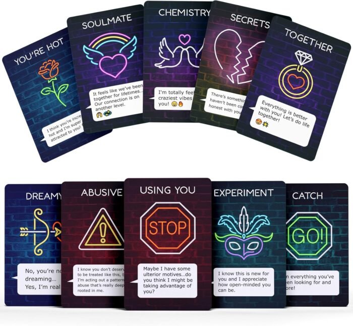 Neon Love Oracle Deck: A Modern Dating and Relationship Oracle - Reveal Secrets,... - Image 3