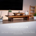 Meditation Altar Table – 21 x 7.5 x 6 Inch Handmade Tiered Puja Table - Small Al... - Image 5