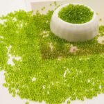 Light Green Glass Craft Beads, 8/0 Small Pony Bulk 5000 Pcs Loose Transparent 3m... - Image 4