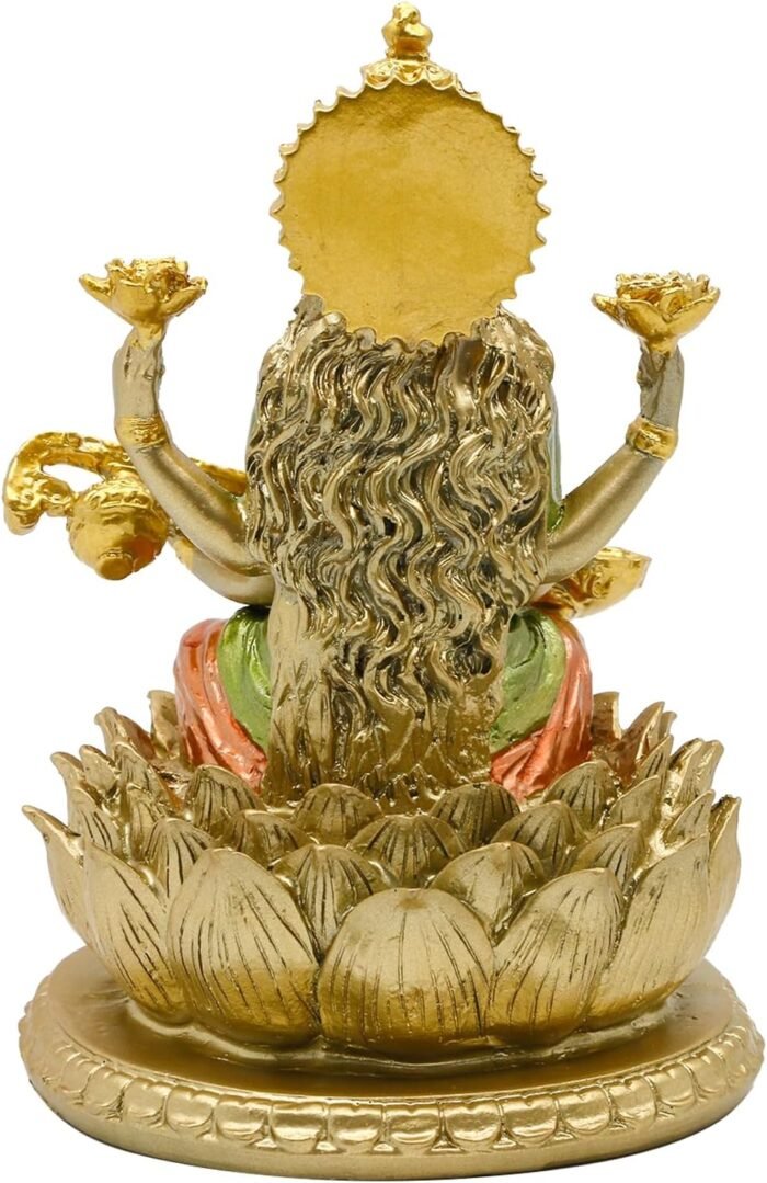 Hindu Goddess Saraswati Idol - 6.5" H Knowledge, Music, Arts Goddess Sarswati St... - Image 10