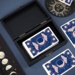 Juexica Tarot Card Holder Wooden Place Card Holder Stand Set Tarot Box Case Read... - Image 6