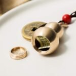 Feng Shui Coins with Brass Calabash Wu Lou Key Chain for Longevity Travel Safely... - Image 6