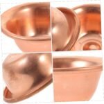 Happyyami 2pcs Copper Water Offering Cups Worship Bowls for Buddhist Rituals Ele... - Image 8