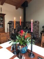 Set of 6 Yellow Beeswax Taper Candles, Premium Quality Hand-Rolled 9 Inch Smokel... - Image 5