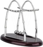 Newtons Cradle, Balance Balls Pendulum Swinging Kinetic Motion Desk Science Phys... - Image 4