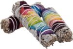White Sage Sticks with Chakra Rose Petals - Natural Incense Sticks for Spiritual... - Image 4