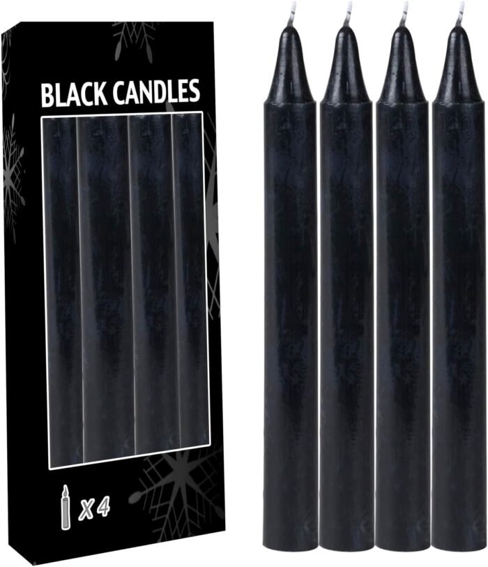 4 pcs Set Taper Candle Candlesticks 7 ¾ (7.75 inch) Tall x 3/4 inch (0.75 inch) ... - Image 2