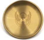5.5inch Altar Ritual Plate Dish Stainless Steel Flat Bowl Round Metal Jewelry Tr... - Image 2