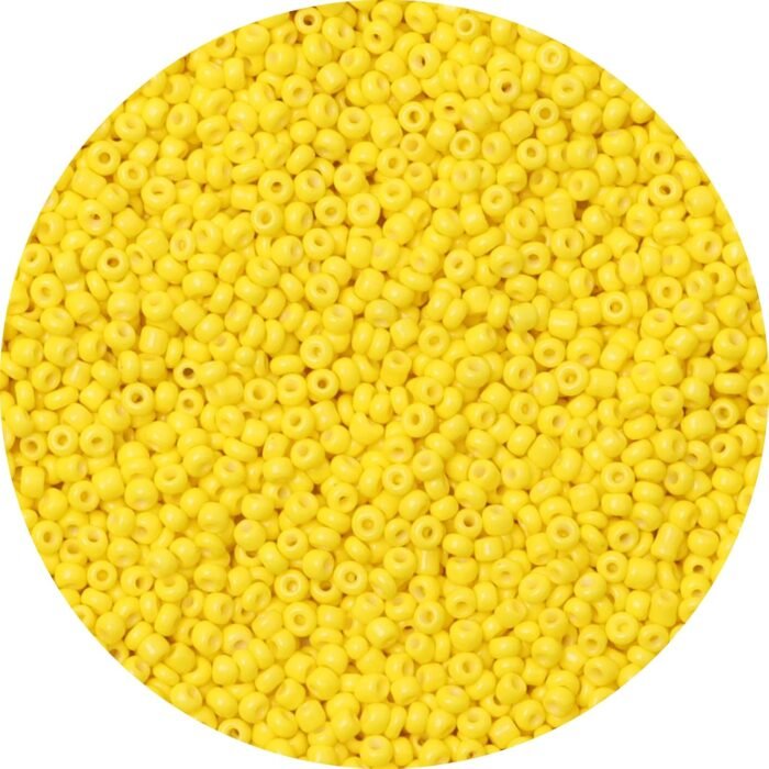 5000pcs 3mm Yellow Glass Round Beads for DIY Craft Projects, Jewelry Making, Clo... - Image 2