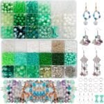 5573pcs Glass Beads for Jewelry Making, 34 Colors Crystal Beads for Bracelets Ma... - Image 2