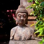 Buddha Statue for Home, Meditating Buddha Bust Statues, Rustic Spiritual Buddha ... - Image 2